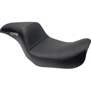 Slyfox Seat - Gray Logo - Black Vinyl w/ Slipstop - Carbon Fiber - Dyna 4883B-slyfox