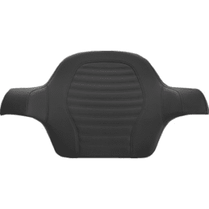 SADDLEMEN Tour Pak® Backrest Pad - Slim - Roll & Pleat - Black - FL '14-'23 814-07-TPACK-RP